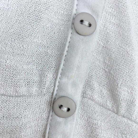 ⚡️SOLD⚡️ escada short sleeve light knit cardigan top - Picture 6 of 8